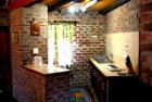 The kitchen of Lothlorien Cottage in Hogsback, South Africa